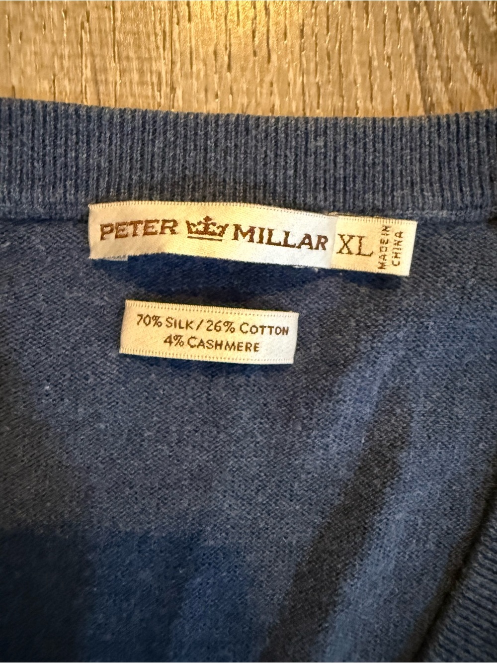 Peter Millar Cashmere and silk Blend SWEATER VEST - Picture 4 of 4